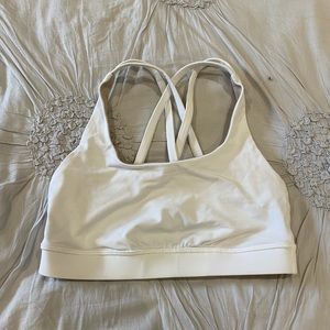 lululemon white sports bra
